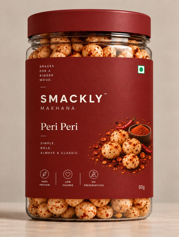Smackly Makhana Peri Peri 80g jar