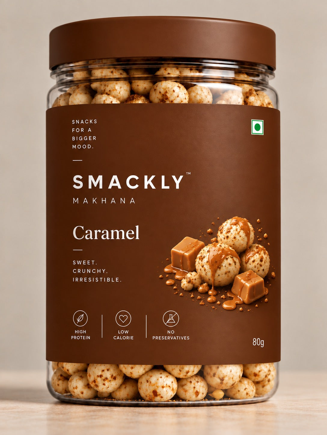Smackly Makhana – Caramel