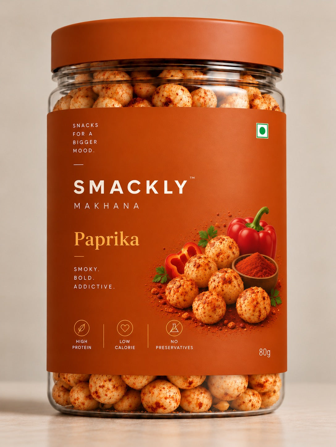 Smackly Makhana – Paprika